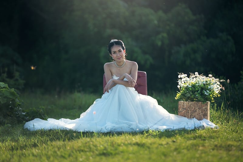 Colored Wedding Dress